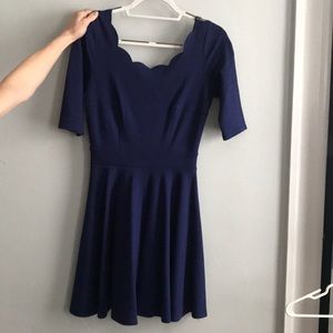 Navy blue dress
